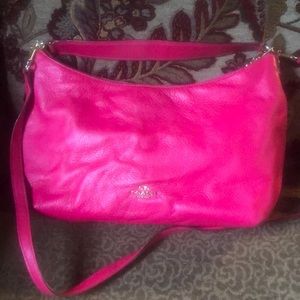 Hot pink Coach Purse